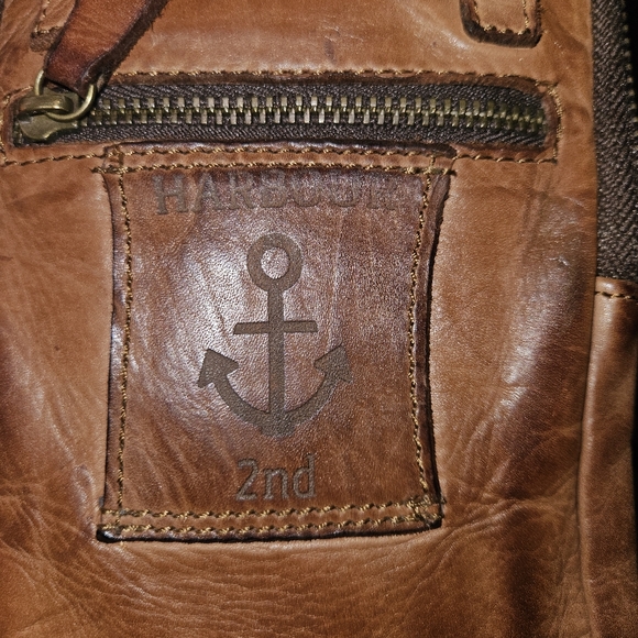 Harbour 2nd Benita Leather Crossbody Wallet Cell Phone Bag - Picture 6 of 6